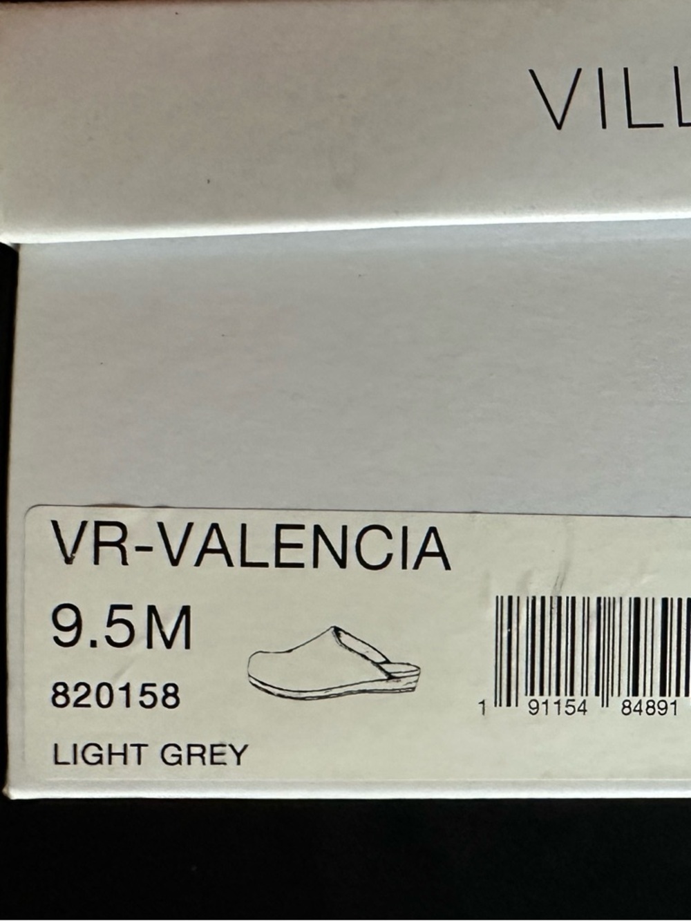 Villa Rouge Valencia Minimalist Light Grey mules Suede Slip-On Clog - Picture 16 of 16